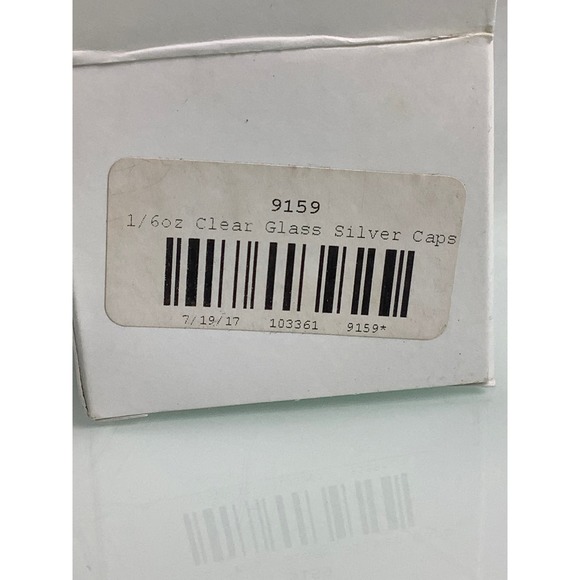 Clear glass silver cap with roll on bottles 5 ml or 1/6 oz Qty 23 units NEW - Picture 5 of 6